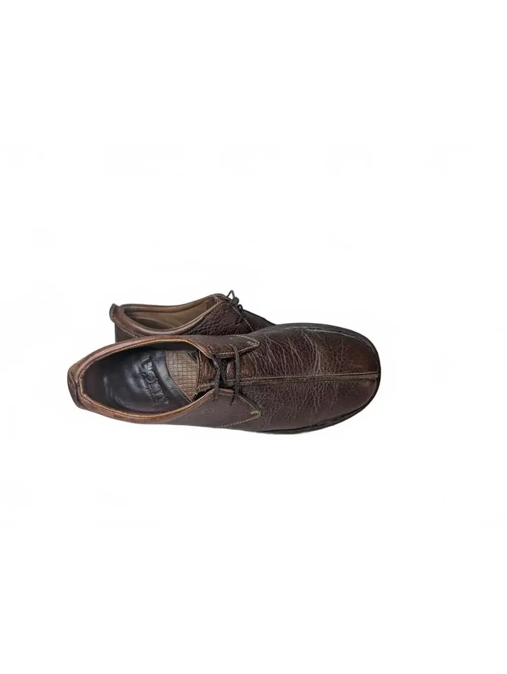 Born Retro Brown Pebbled Leather Oxford Shoes Size 10.5